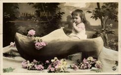 Zapato de la Navidad del bebe del nino de la fantasia de CPA