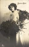 CPA Fantaisie Femme Noel