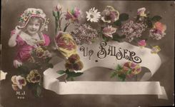 Nino de flores de la fantasia de CPA