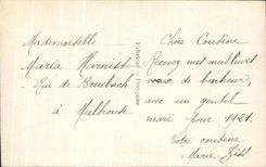 CPA Fantaisie Woman Horseshoe