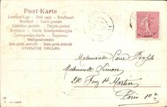 CPA Fantaisie Flowers Horseshoe