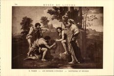 CPA Musee Du Louvre Poussin Les Bergers D'arcadie 