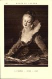 CPA Musee Du Louvre Fragonard L'Etude 