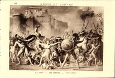 CPA Musee Du Louvre David Les Sabines