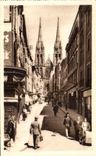 CPA Clermont Ferrand Street Of the Fats And the Cathedral