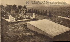 CPA Brussels the National Shooting place or were shoot During the war Miss Cavell