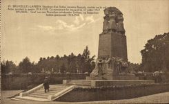 CPA Brussels Laeken Burial of French unknown Soldar