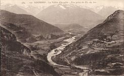 CPA Lourdes the Valley of Argeles Seen from of the Peak of Jer