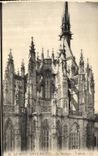 CPA Mont Saint Michel the Basilica the Apse