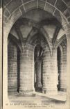 CPA Mont Saint Michel the Abbey the Crypt of the Large Pillars