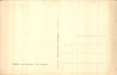 CPA Rheims the Cathedral