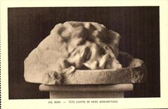 CPA Rodin Head Coupee De Saint Jean Baptiste