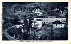 CPA Road Of the Great Narrow parts Huts View