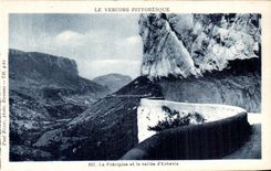 CPA Le Vercors Pittoresque Le Precipice Et La Vallee D'echevis