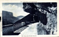 CPA Le Vercors Pittoresque Route Des Grands Goulets