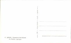 CPA Arles Together Of the Ruins Of the Ancient Theater