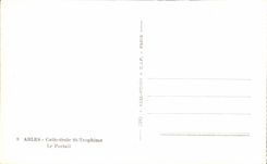 CPA Arles Cathedral St Trophime the Gate