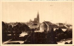 CPA Strasbourg Seen from Of the Place Of the Republic