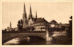 CPA Strasbourg Church Saint Paul And Cathedrale