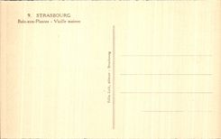 CPA Strasbourg Bath With the Plants Old woman House