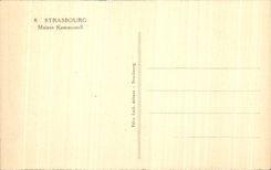 CPA Strasbourg Kammerzell House