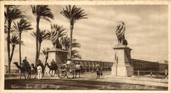 CPA Egypte Le Caire Pont de Kasr et Nil