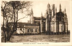 Della Chiesa del Apse de Pavia de los Di de CPA Certosa