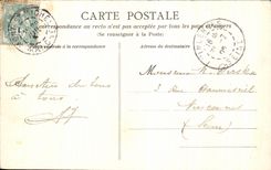 CPA the Mount St Michel View Train