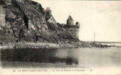 CPA Mont Saint Michel the Tower of the Mill and Couesnon