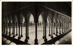 CPA Soft France Mont Saint Michel Galleries Abbey of the Cloister