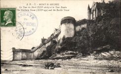 CPA Mont Saint Michel the Tower of North and the Tower Buckles