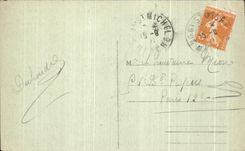 CPA Mont St Michel Dimensions Southern Dam seen from