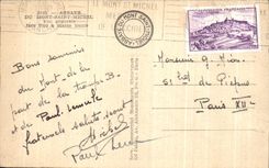 CPA Abbey Of Mont Saint Michel Seen the generate