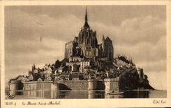 CPA Mont Saint Michel the Dimension Is