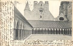 CPA Seen Of the Network Of the West Mont Saint Michel Cloister External of Galerles