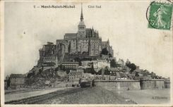 CPA Mont Saint Michel Southern Dimension Train