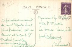 CPA Mont Saint Michel the Abbey the Cloister