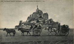 CPA Mont Saint Michel Cars Of Sinning Brooms