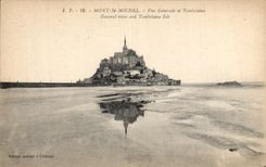 CPA Mont Saint Michel View And Tombelaine