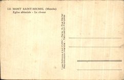 CPA Mont Saint Michel the Abbey church Chorus