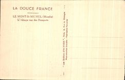 CPA Soft France the Mount St Michel the Abbey Seen Of the Walls