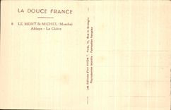 CPA Soft France the Mount St Michel Abbey the Cloister