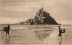 CPA the Mount St Michel View In North Is sinning
