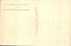 CPA Soft France the Mount St Michel