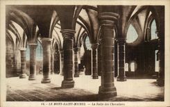 CPA Mont Saint Michel the Room Of the Knights