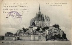 CPA Mont St Michel View Dimension Is