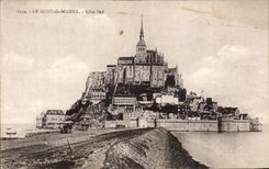 CPA the Mount St Michel Southern part