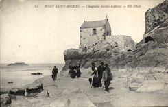 CPA the Mount St Michel Vault Saint Aubert