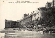 CPA the Mount St Michel the Tower of North and the Tower Buckles