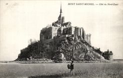 CPA the Mount St Michel Dimensions Western North